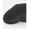 BARBOUR CAIRN FLAT CAP CHARCOAL RED BLUE