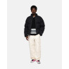 STUSSY DOWN PUFFER JACKET BLACK