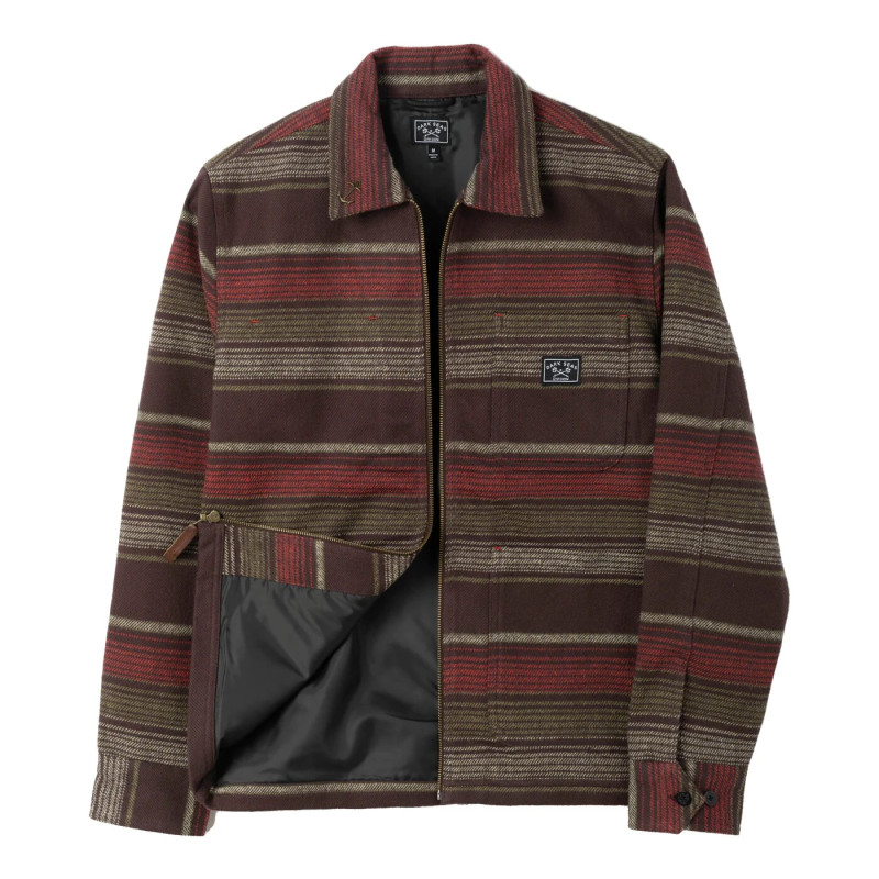 DARK SEAS JACKET MILLPOND BROWN