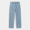 CARHARTT W'PIERCE PANT STRAIGHT BLUE STONE BLEACHED
