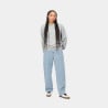 CARHARTT W'PIERCE PANT STRAIGHT BLUE STONE BLEACHED