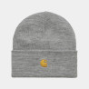CARHARTT CHASE BEANIE GREY HEATHER