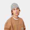 CARHARTT CHASE BEANIE GREY HEATHER