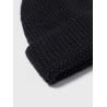UNIVERSAL WORKS SHORT WATCH CAP BRITISH WOOL BLACK