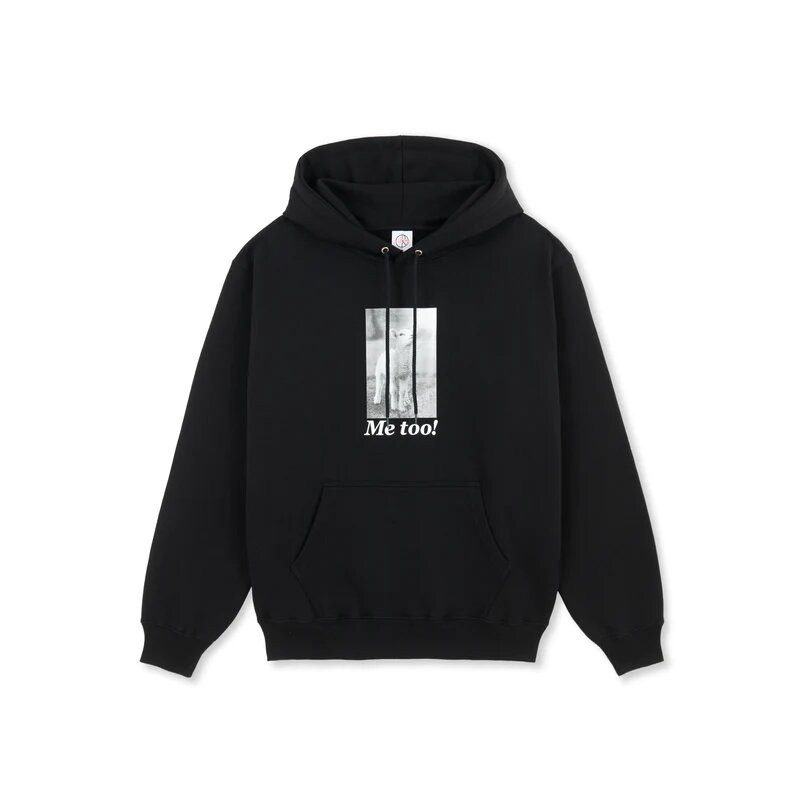 POLAR SKATE.CO DAVE HOODIE HOPELESS BLACK