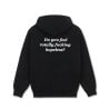 POLAR SKATE.CO DAVE HOODIE HOPELESS BLACK