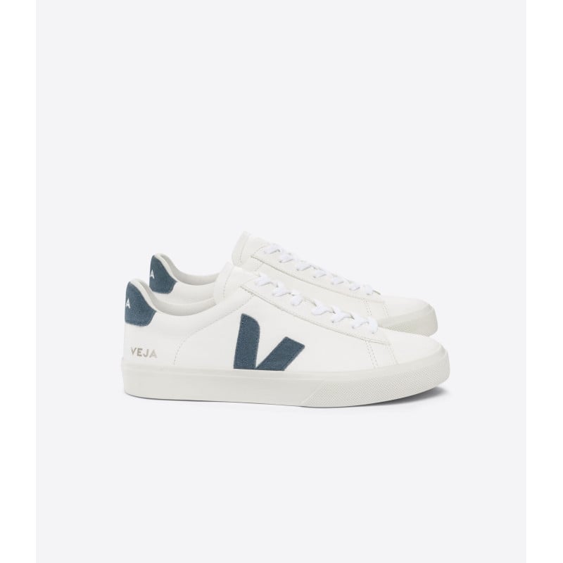 VEJA CAMPO CHROMEFREE LEATHER WHITE CALIFORNIA