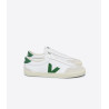 VEJA VOLLEY CANVAS WHITE EMERAUDE