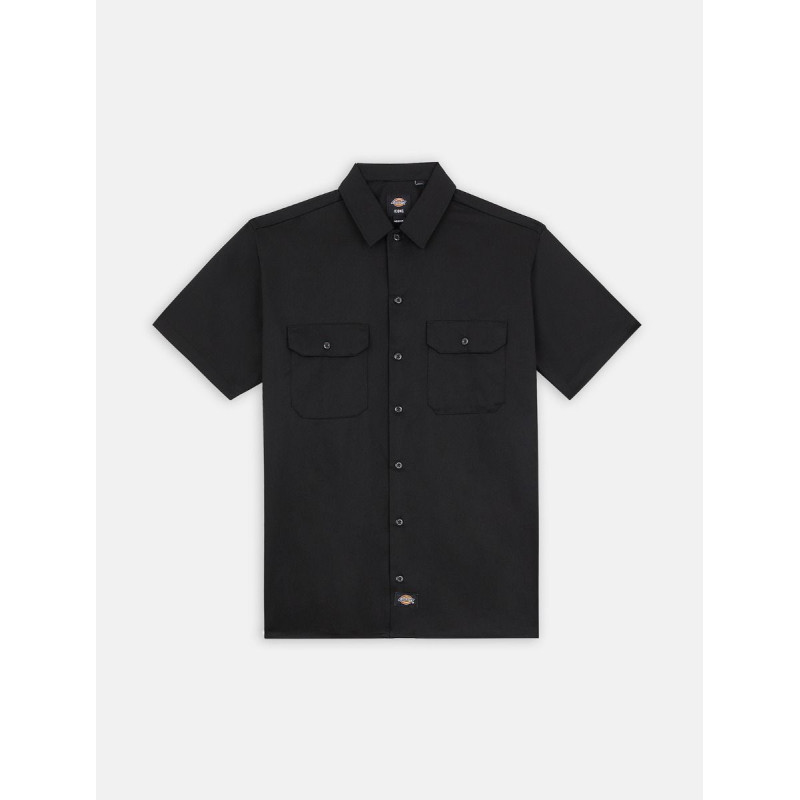DICKIES WORK SHIRT SS REC BLACK