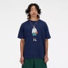 NEW BALANCE Athletics BASKETBALL T-Shirt NAVY