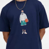 NEW BALANCE Athletics BASKETBALL T-Shirt NAVY