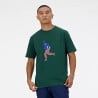 NEW BALANCE ATHLETICS SPORTS STYLE T-Shirt GREEN