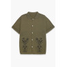 SERVICE WORKS KNITTED VASE SHIRT OLIVE