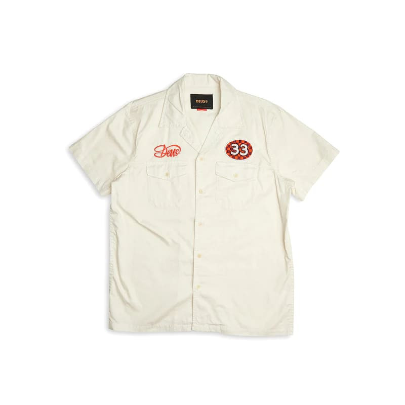 DEUS EX MACHINA FOREMAN SHIRT DIRTY WHITE