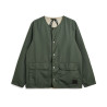 TAION 104 BND MILITARY RVS CREWNECK CARDIGAN OLIVE