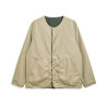 TAION 104 BND MILITARY RVS CREWNECK CARDIGAN OLIVE