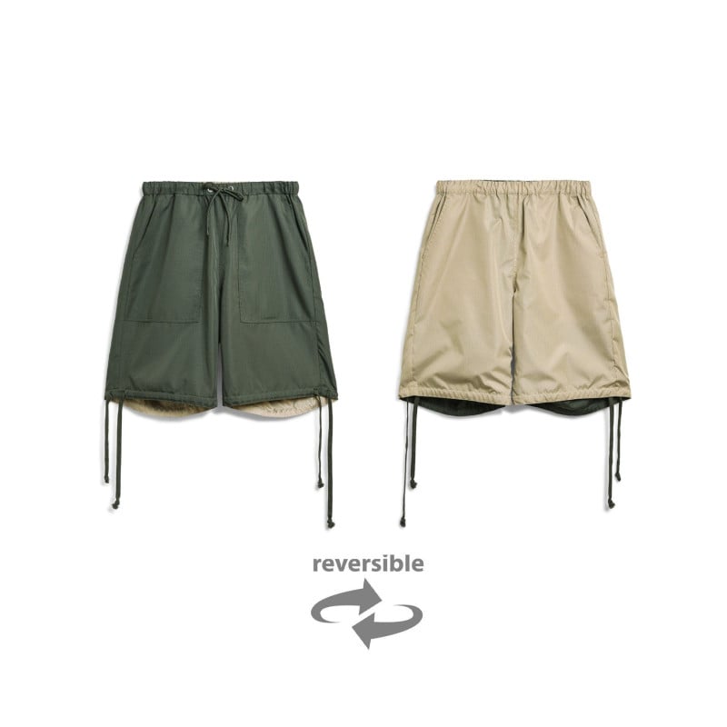 TAION 031 SWN MILITARY RVS SHORT PANTS OLIVE