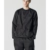 TAION 104 BND MILITARY RVS CREWNECK CARDIGAN BLACK