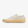 CLARKS CARAVAN LOW WHITE CREAM