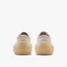 CLARKS CARAVAN LOW WHITE CREAM