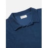 UNIVERSAL WORKS VACATION POLO LIGHT WEIGHT TERRY NAVY