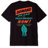 OBEY TEE SS END POLICIE BRUTALITY FADDED BLACK