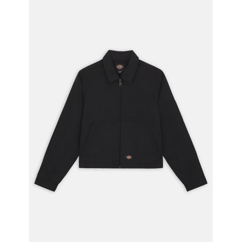 DICKIES UNLINED CROPPED EISENHOWER JACKET REC BLACK
