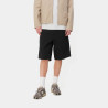 CARHARTT SINGLE KNEE SHORT TWILL BLACK GARMENT DYED