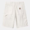 CARHARTT SINGLE KNEE SHORT TWILL OFF WHITE RINSED