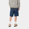 CARHARTT SINGLE KNEE SHORT BLUE STONE WASHED