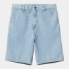 CARHARTT SINGLE KNEE SHORT BLUE HEAVY STONE BLEACHED