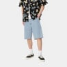 CARHARTT SINGLE KNEE SHORT BLUE HEAVY STONE BLEACHED