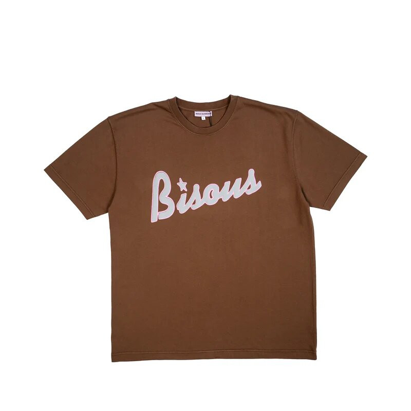 BISOUS SKATEBOARD LOUNGE TEE BROWN