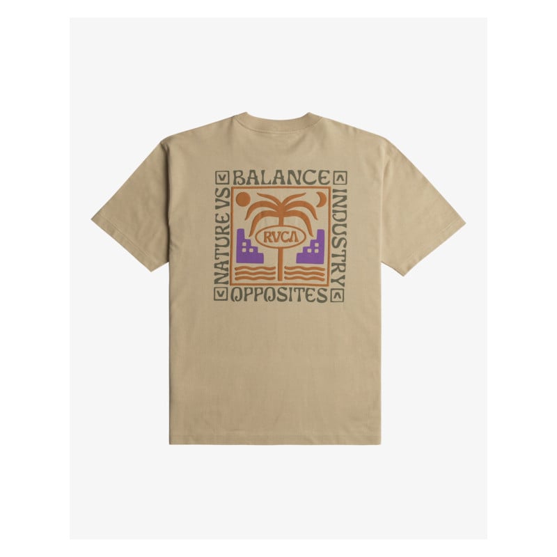 RVCA TEE SS MOROCCO PALMS KHA
