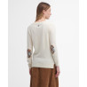 BARBOUR PENDLE CREW KNITTED JUMPER ECRU