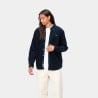 CARHARTT MADISON CORD SHIRT DARK NAVY WHITE