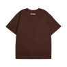 RAVE SKATEBOARD CORE LOGO TEE SS BROWN PINK