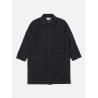 UNIVERSAL WORKS ACCOUNT COAT MELTON NAVY