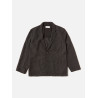UNIVERSAL WORKS TWO BUTTON JACKET LEVISHAM WOOL MIX BLACK