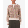 OBEY DELPHINE POLO SWEATER BRIGHT MULTI