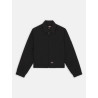 DICKIES LINED EISENHOWER CROP W REC BLACK