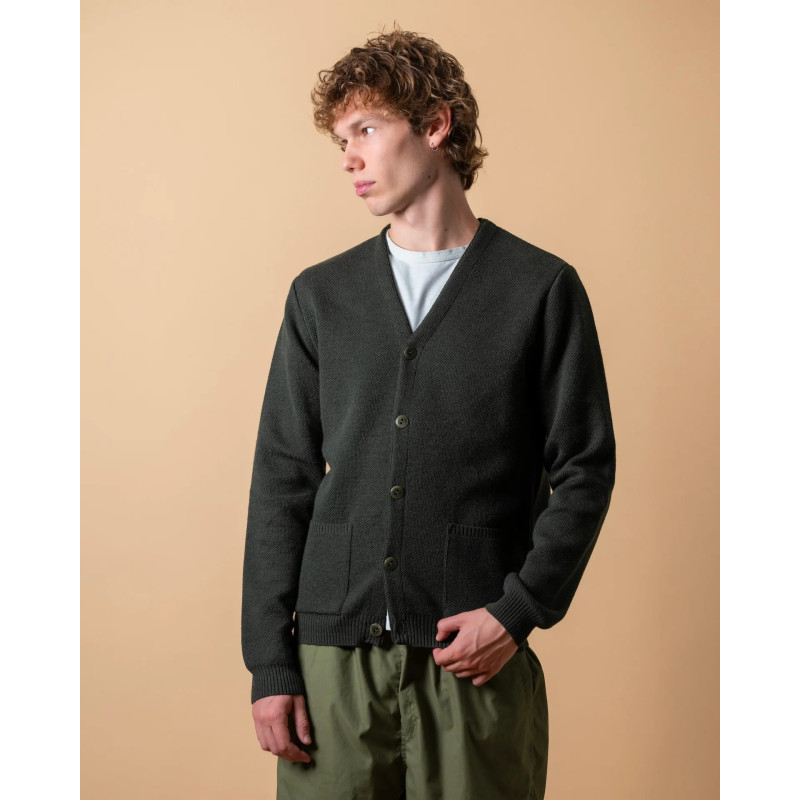 NITTO KNITWEAR YOURI CARDIGAN KAKI