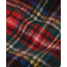 BARBOUR NEW CHECK TARTAN SCARF BLACK STEWART