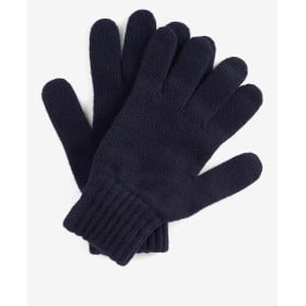 BARBOUR LAMBSWOOL GLOVES NAVY