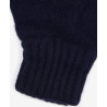 BARBOUR LAMBSWOOL GLOVES NAVY