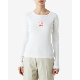 OBEY W' CUPID LS TEE WHITE