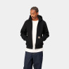 CARHARTT ACTIVE JACKET BLACK RINSED