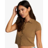 RVCA W' PAST DUE SWEATER CAMEL