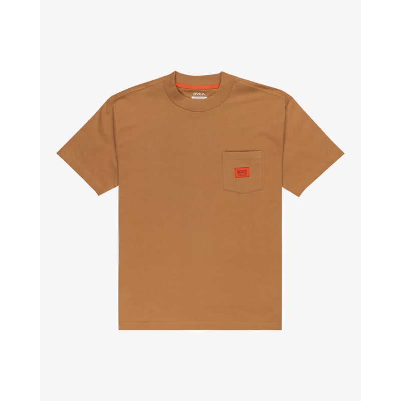 RVCA TEE SS CHAINMAL CAMEL CAM