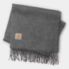 CARHARTT CLAN SCARF WOOL DARK GREY HEATHER